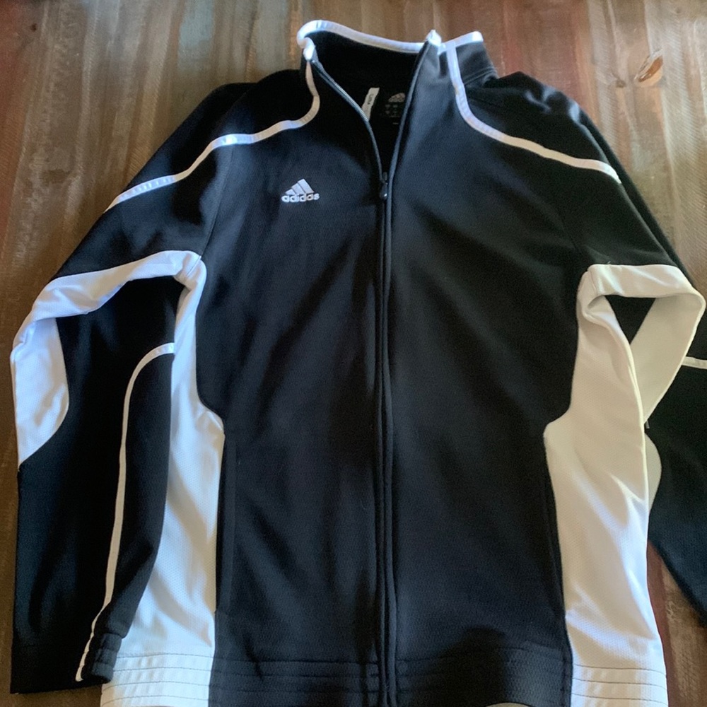 Black Adidas Zip-up